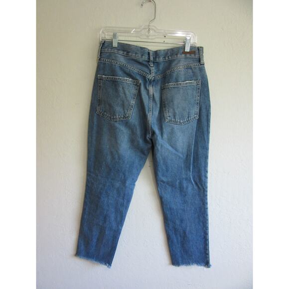 PILCRO and the letterpress Blue Denim 29x24 Cotton Raw Hem Jeans - Picture 3 of 6